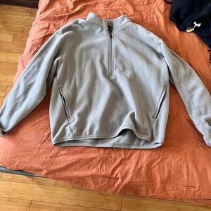 Lululemon Gray Half-Zip Sweater